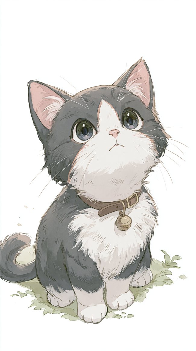 Ejemplo de estilo Anime Tierno en mascota