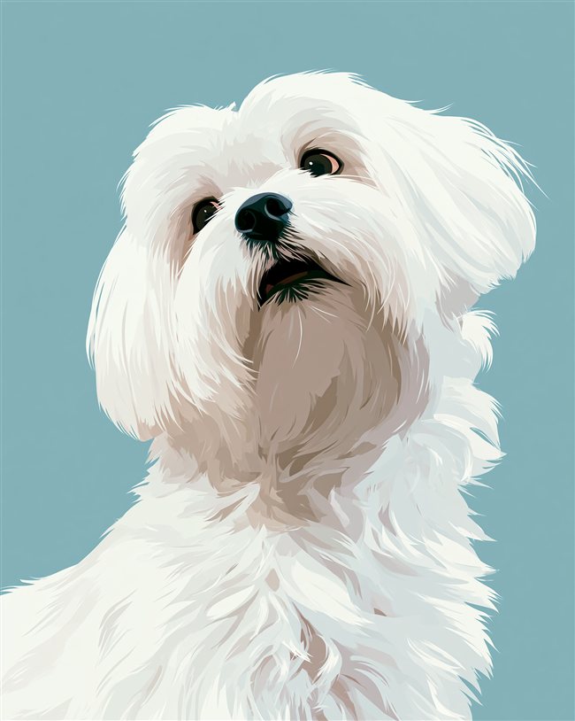 Ejemplo de estilo Vector Moderno en mascota
